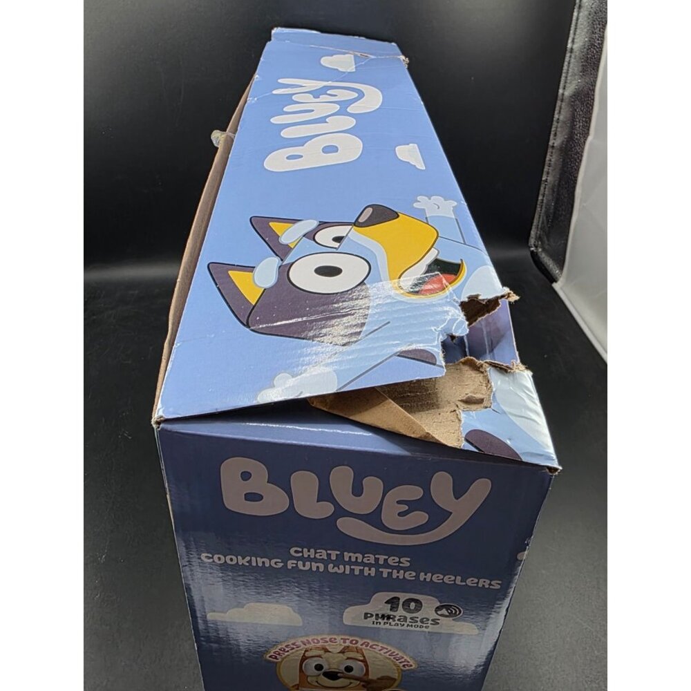 Bluey Chat Mates Cooking Fun With The Heelers Figurine 4-Pack Articulated Arms & - Picture 14 of 14